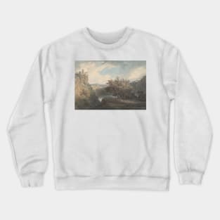 The Lake of Nemi by John Robert Cozens Crewneck Sweatshirt